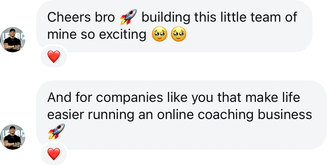 Coach testimonial: praises company making life easier running