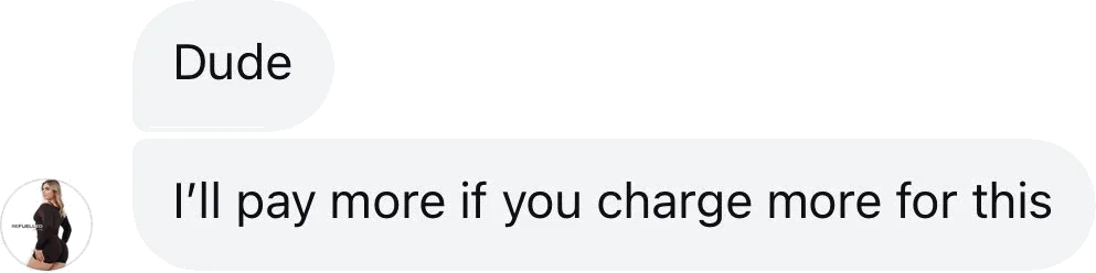 Coach DM: I'll pay more if you charge more for this