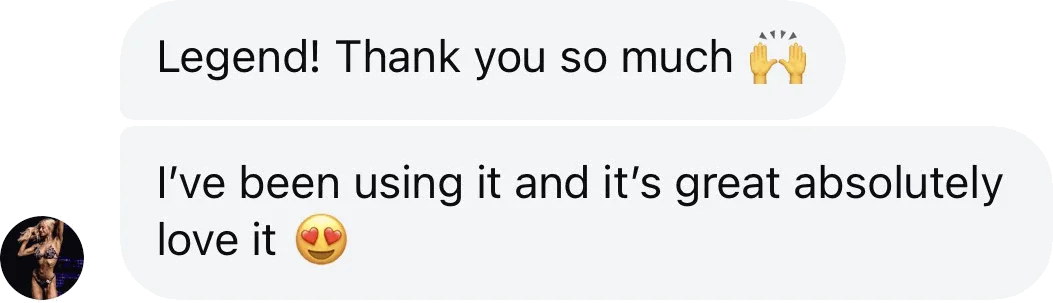 Coach DM: I've been using it and it's great, absolutely love it
