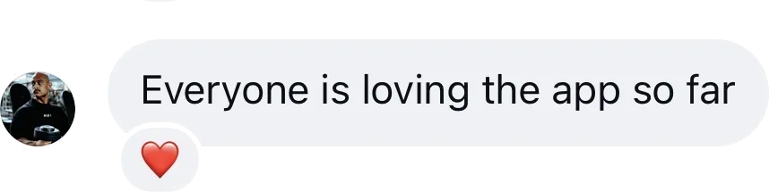 Coach DM: Everyone is loving the app so far