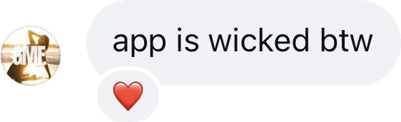 Coach DM: The app is wicked by the way