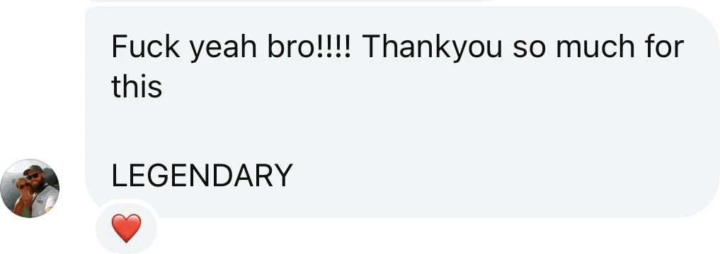 Coach DM: Legendary, thank you so much for this