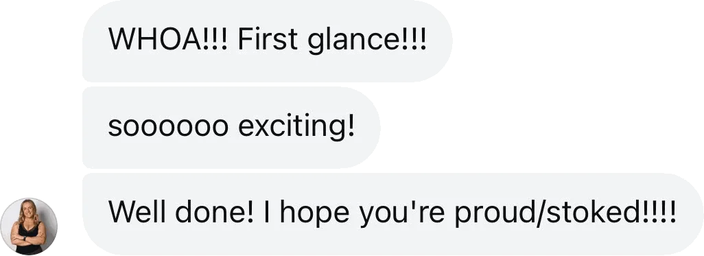 Coach DM: Whoa, first glance, so exciting! Well done